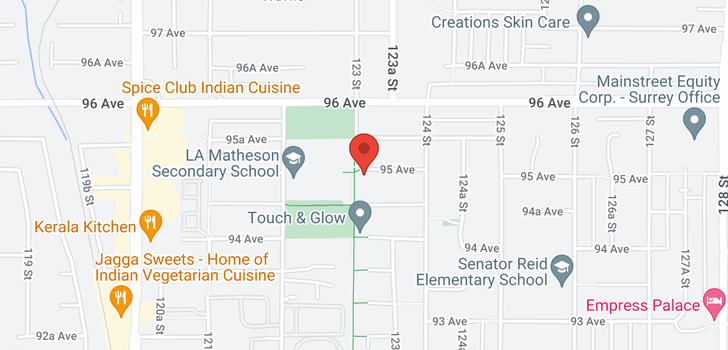 map of 12310 95 AVENUE